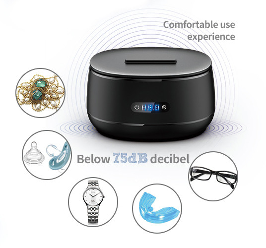600ml Professional Ultrasonic Jewelry Cleaner For Jewelries Glasses Timepieces Commodities